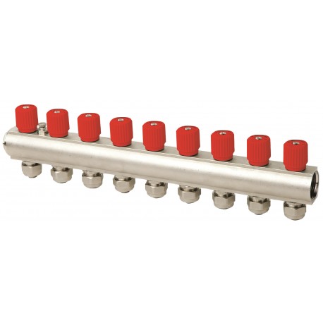 1" Kendinden Vanalı Kollektör - 12 Vanalı