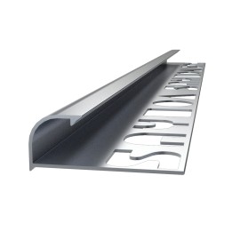 Ekonomik Seramik Dış Köşe Profili Alüminyum Mat (10 mm)