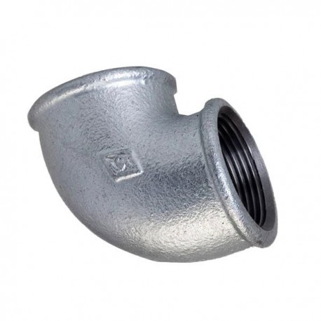 Galvaniz Dirsek -90° - (1/2")
