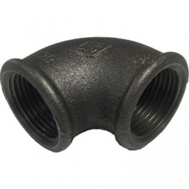 Siyah Dirsek 90° (3/4")