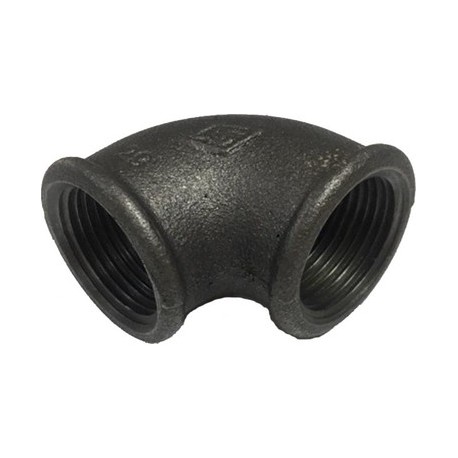Siyah Dirsek 90° (1/2")