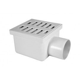 Çamur Kovalı Yer Sifonu Yandan   15x15-Q70