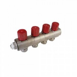 1" Kendinden Vanalı Kollektör - 4 Vanalı