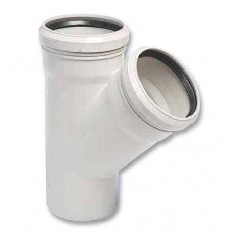 PVC Atıksu Tek Çatal (150x75 mm)