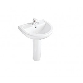 Kompact Oval Lavabo Beyaz (45x55 cm)