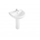 Kompact Oval Lavabo Beyaz (45x55 cm)