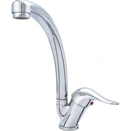 Master Mix Swan Neck Kitchen Faucet