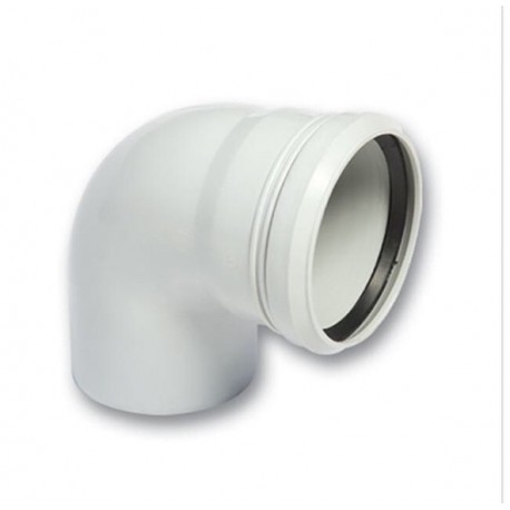 PP Atıksu Kapalı Dirsek -90°- (125 mm)